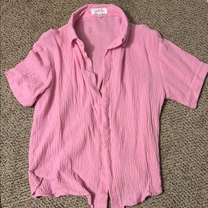 Pink Button Down Shirt